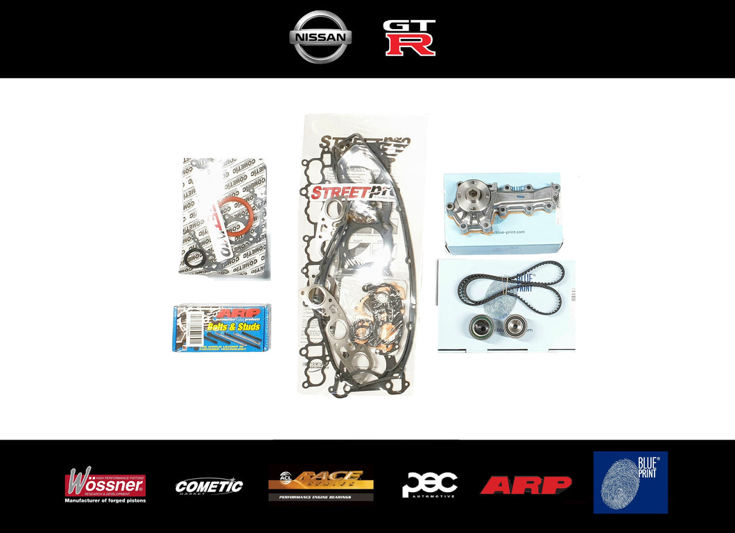 Nissan Skyline GT-R 2.6 24V RB26DETT ENGINE GASKET KIT WITH BELT KIT AND WATER PUMP  - R32 R33 R34
