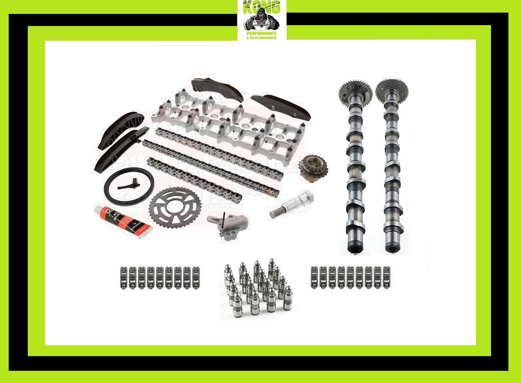 BMW 2.0D N47D20A N47D20C REPAIR KIT - TIMING CHAIN KIT / CAMSHAFTS / CARRIER / FOLLOWERS / HYDRAULICS