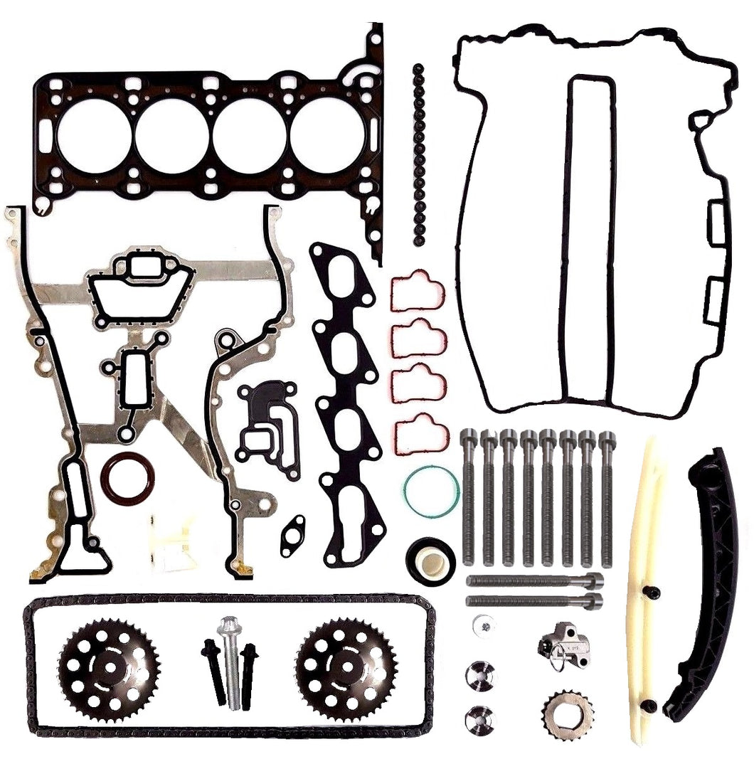 Vauxhall 1.4 Z14XEP Head Gasket Set, Head Bolts & Timing Chain Kit Fits: Astra, Corsa, Meriva
