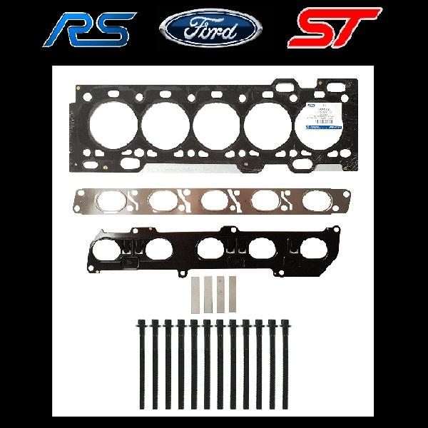 Ford Focus ST 2.5T Block Mod Kit With Genuine Ford Head Gasket, FebI Head Bolts, Victor Reinz Manifold Gaskets & Block Mod Shims
